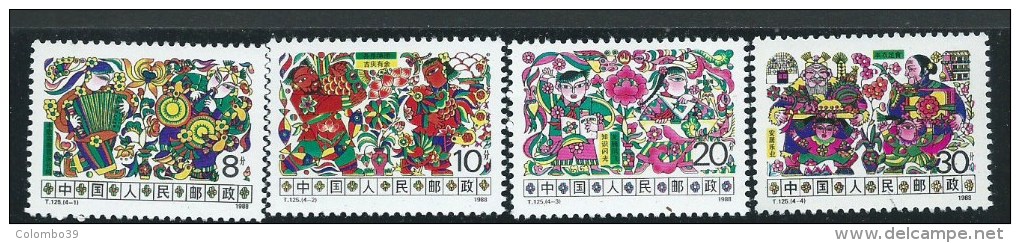 Cina Nuovo** 1988 - Mi.2163/66 - Nuovi