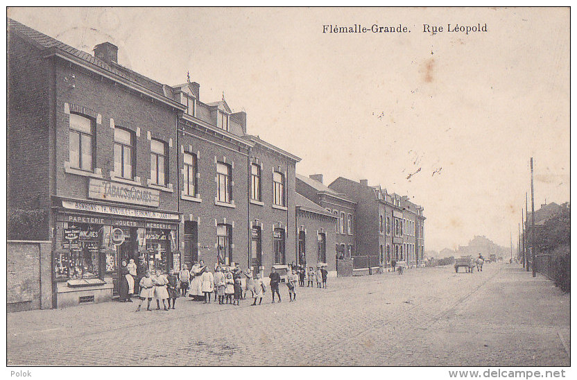 Ag - Cpa Belgique - Flémalle Grande - Rue Léopold - Flémalle