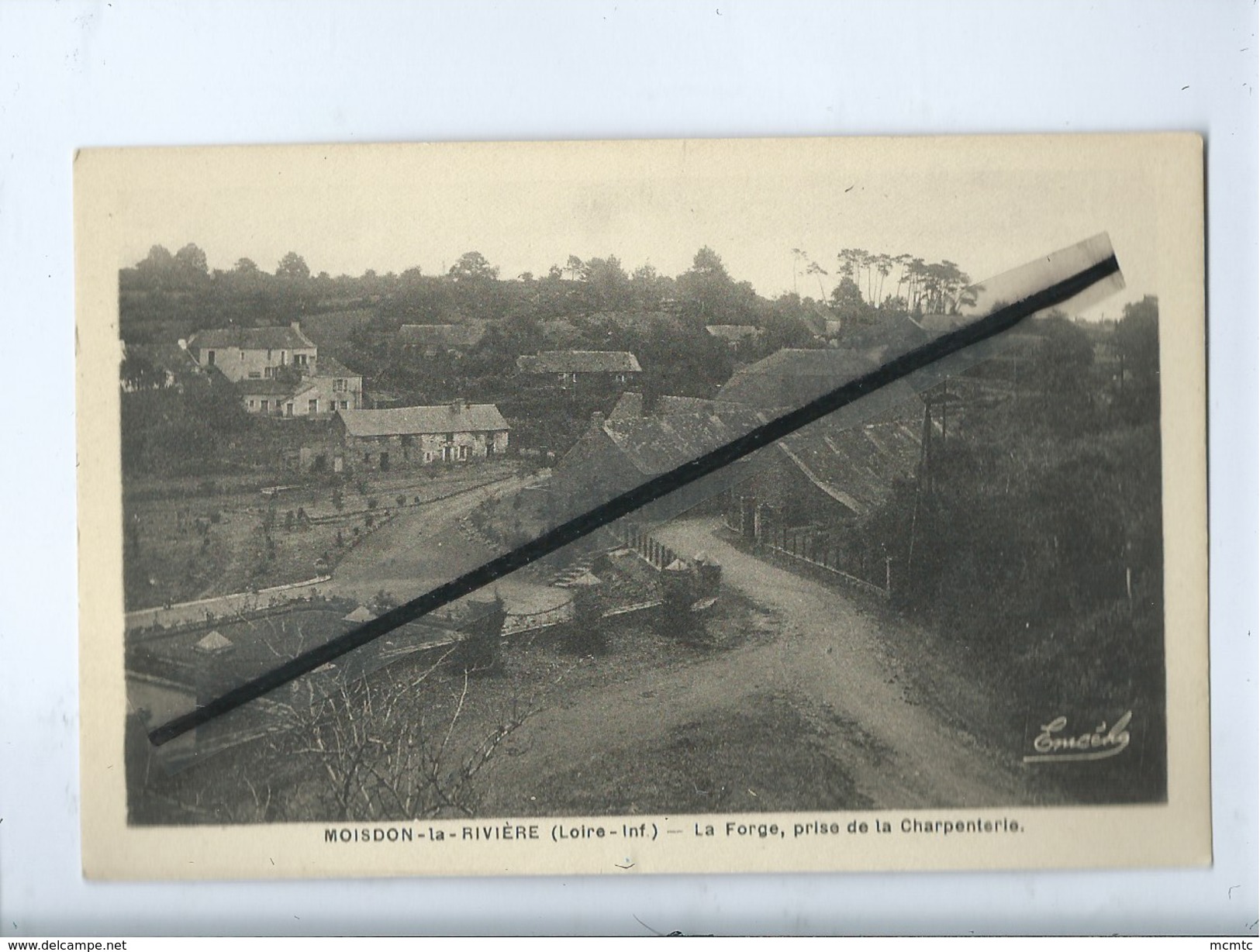 CPA Très Souple - Moisdon La Rivière - La Forge Prise De La Charpenterie - Moisdon La Riviere