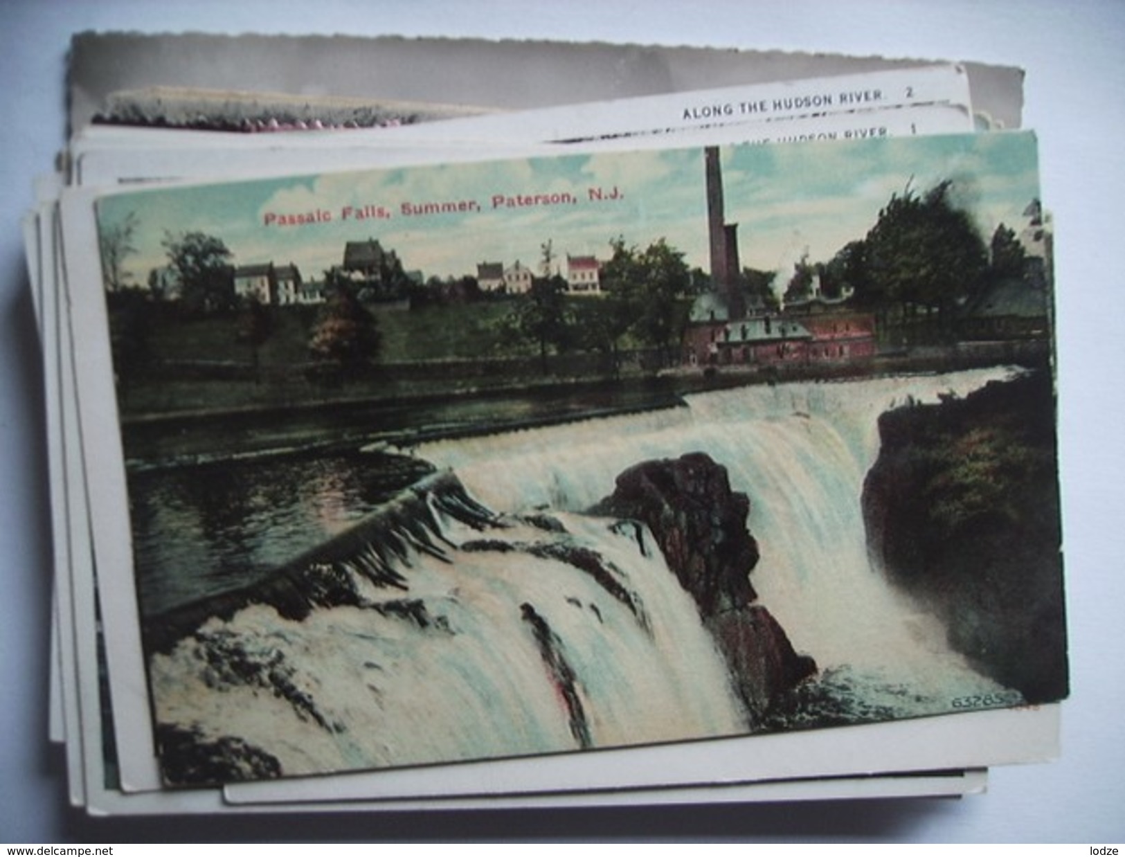 America USA NJ Paterson Passaic Falls - Paterson