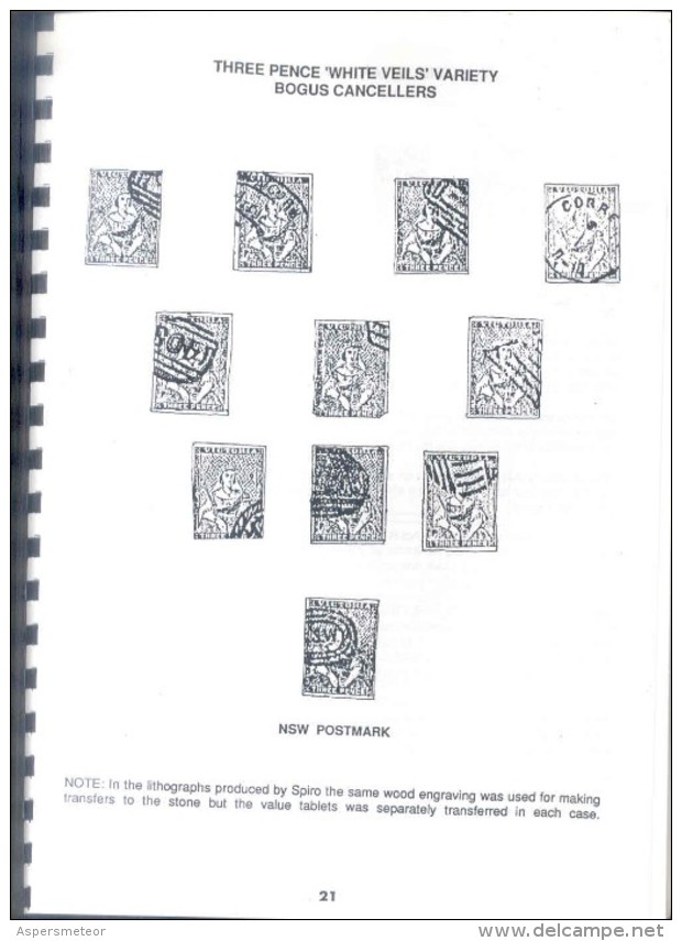 STAMP FORGERIES OF VICTORIA BY MAVIS POPE - YEAR  1991 - 111 PAGES ILLUSTRATED  RARISIME - Fälschungen Und Nachmachungen