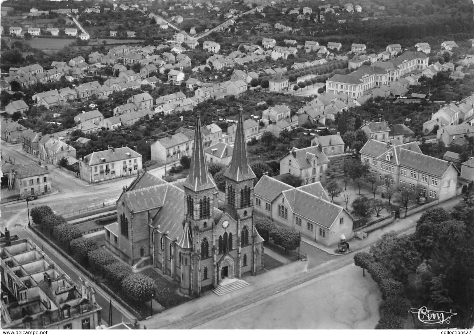 71-LE CREUSOT- VUE GENERALE AERIENNE - Le Creusot