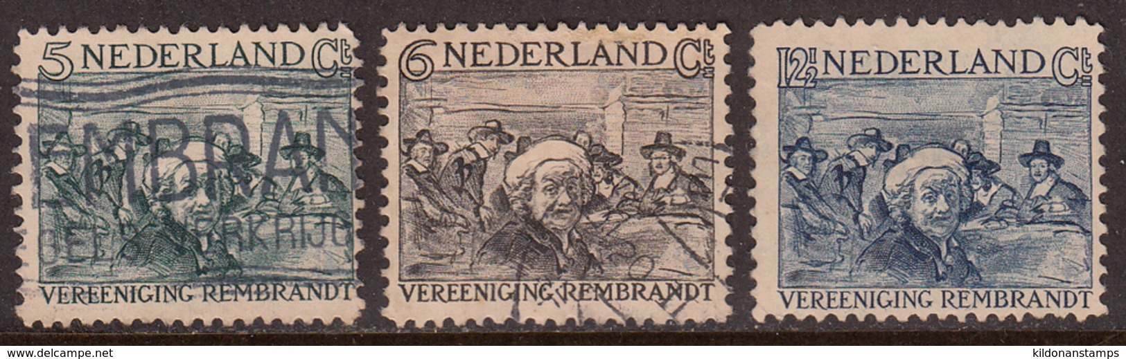 Netherlands 1930 Cancelled, Sc# B41-B43, Mi 233-235 - Oblitérés