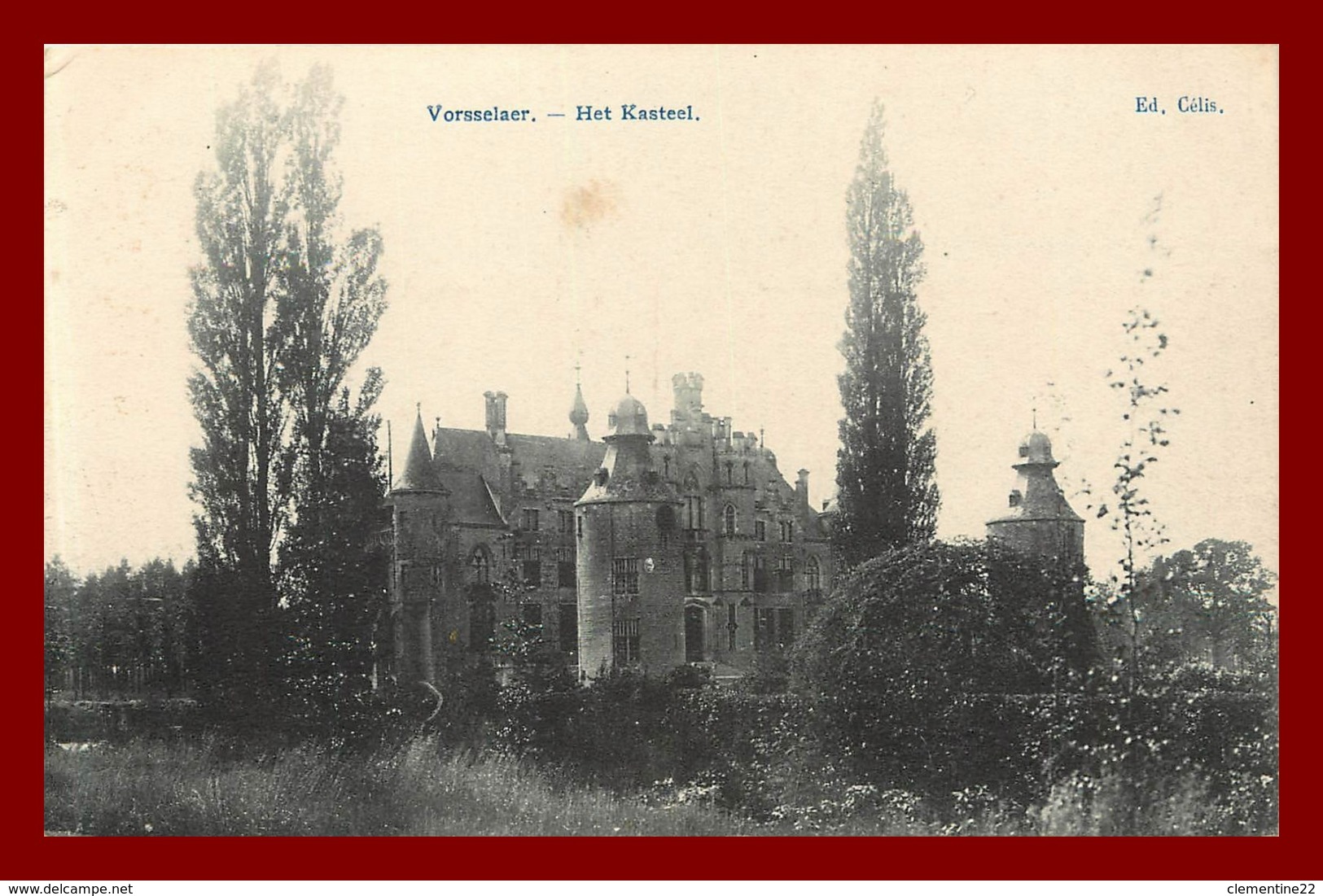 Belgique * Vorselaar  * Het Kasteel   ( Scan Recto Et Verso) - Vorselaar