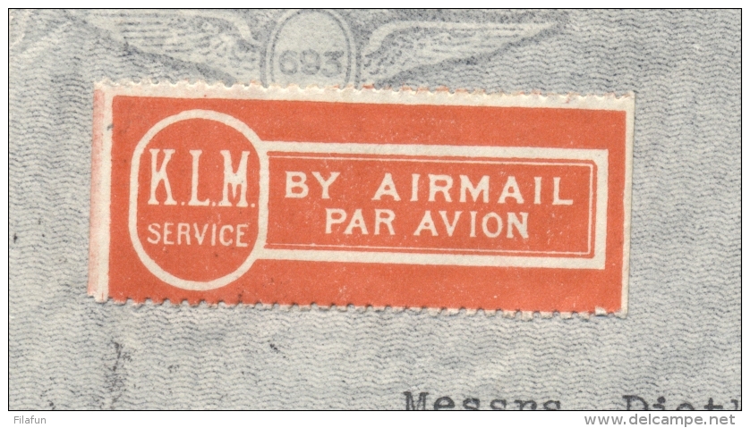 Siam / Thailand - 1936 - 3x 50S + 5S Stamp On KLM Service Cover From Bangkok To Zürich / Schweiz - Thailand