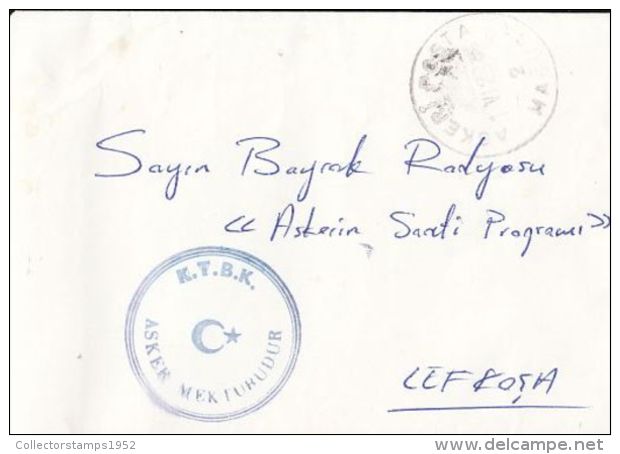 58743- FREE MILITARY CORRESPONDENCE, COVER, 2008, TURKEY - Briefe U. Dokumente