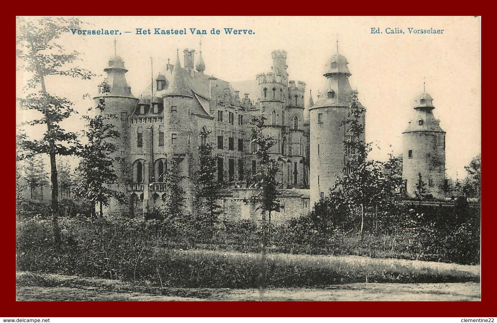 Belgique *  Vorsselaer * Le Chateau     ( Scan Recto Et Verso) - Vosselaar
