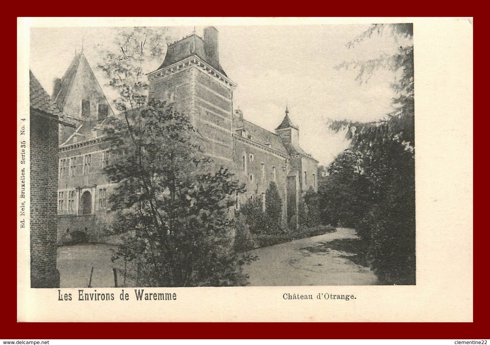 Belgique *  Waremme   * Le Chateau D'otrange    ( Scan Recto Et Verso) - Waremme