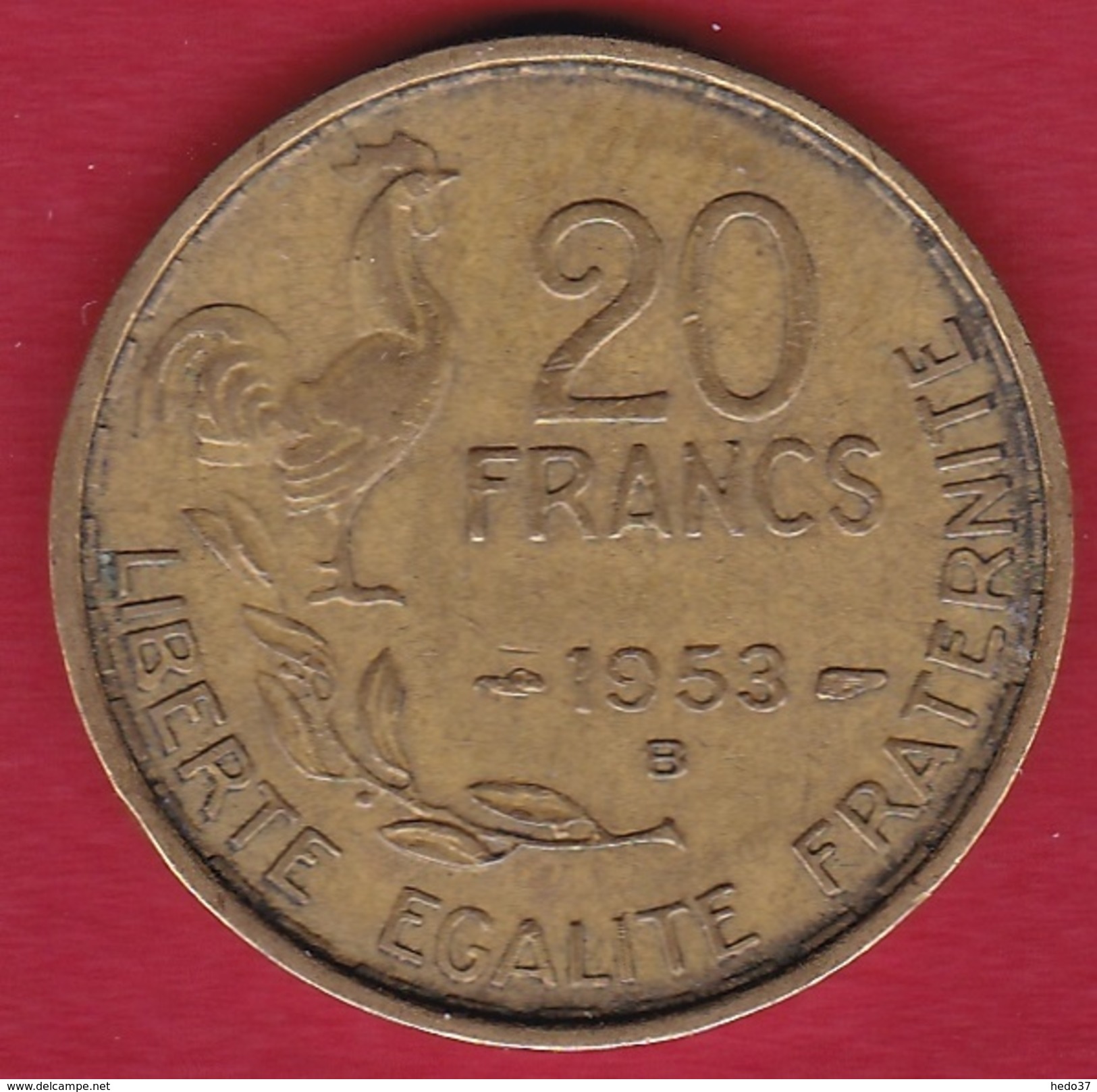 France 20 Francs G. Guiraud - 1953 B - Other & Unclassified