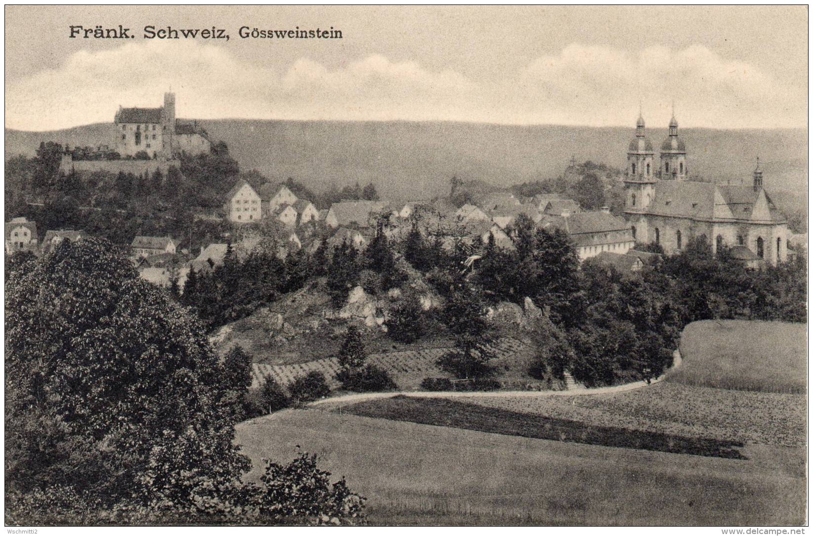 BY Ak Fränkische Schweiz GÖSSWEINSTEIN - Ungebraucht, Vorfrankiert Um 1916 - Forchheim