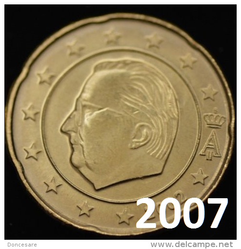 ** 20 CENT EURO  BELGIQUE 2007 PIECE NEUVE ** - Bélgica