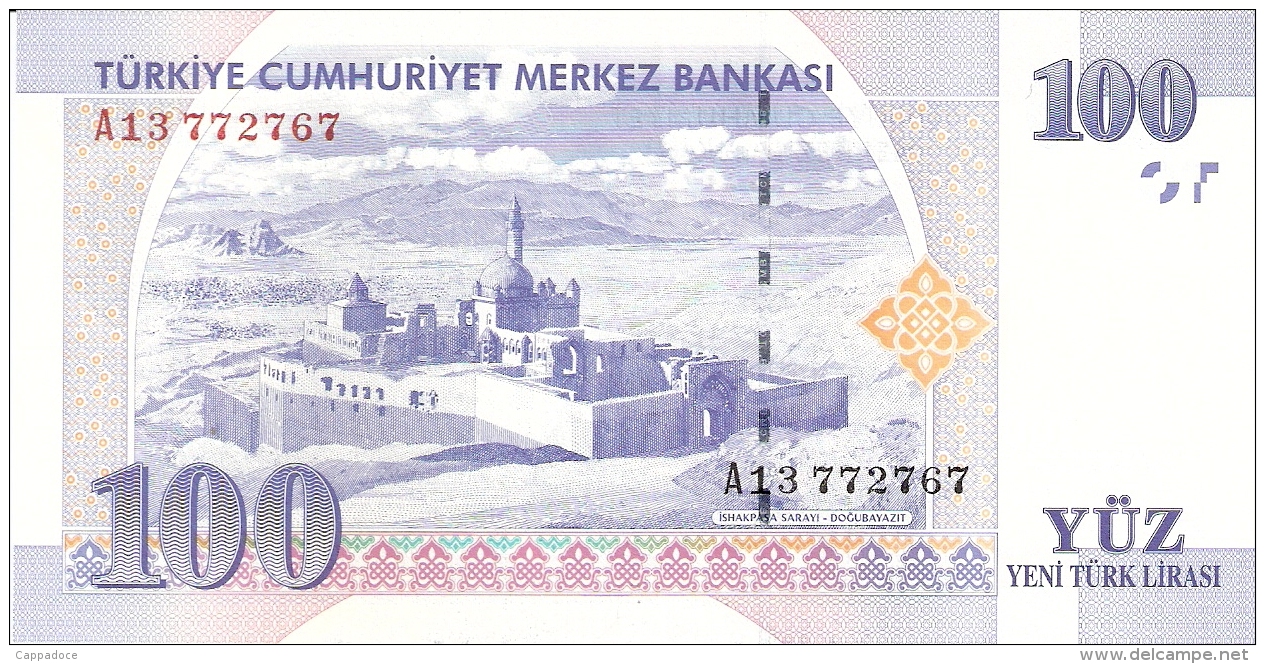 TURQUIE   100 Yeni Turk Lirasi   2005   P. 221   UNC - Turquia