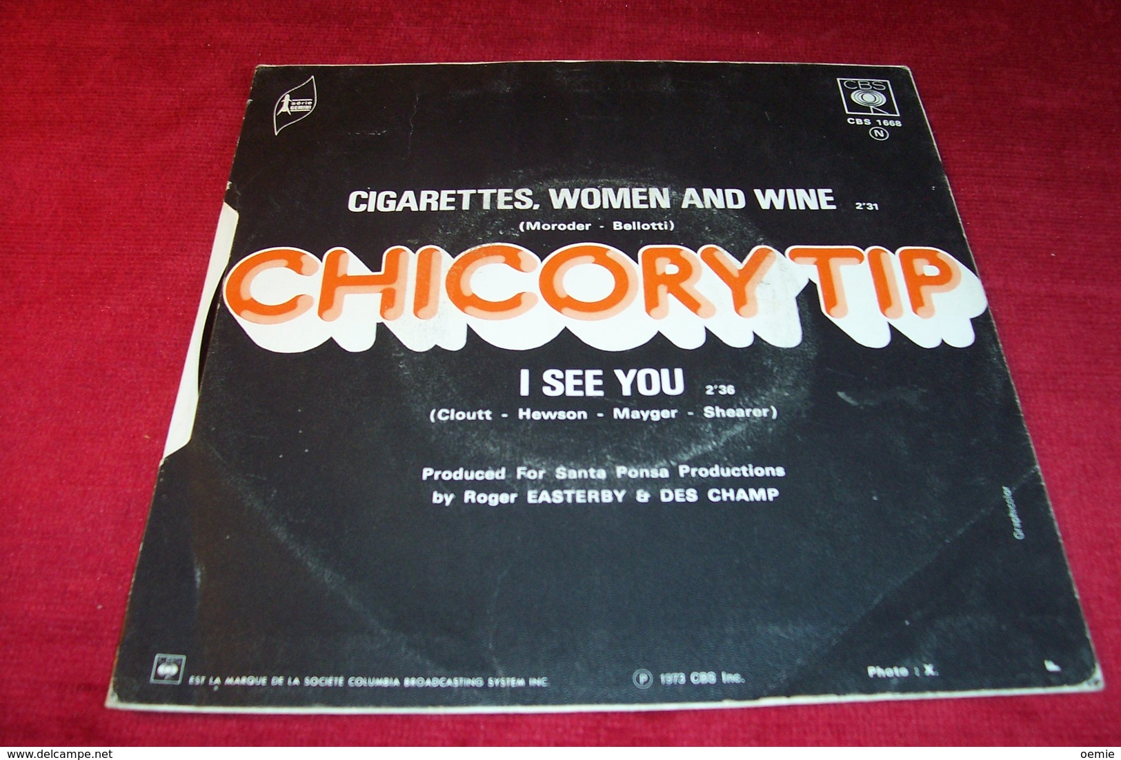 CHICORY  TIP  °°°  CIGARETTES WOMEN AND WINE I SEE YOU - Volledige Verzamelingen