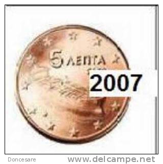 ** 5 CENT GRECE 2007 PIECE  NEUVE ** - Griekenland