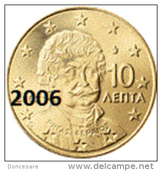 ** 10 CENT GRECE 2006 PIECE  NEUVE ** - Grèce