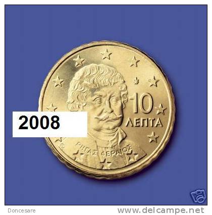 ** 10 CENT GRECE 2008 PIECE  NEUVE ** - Grèce