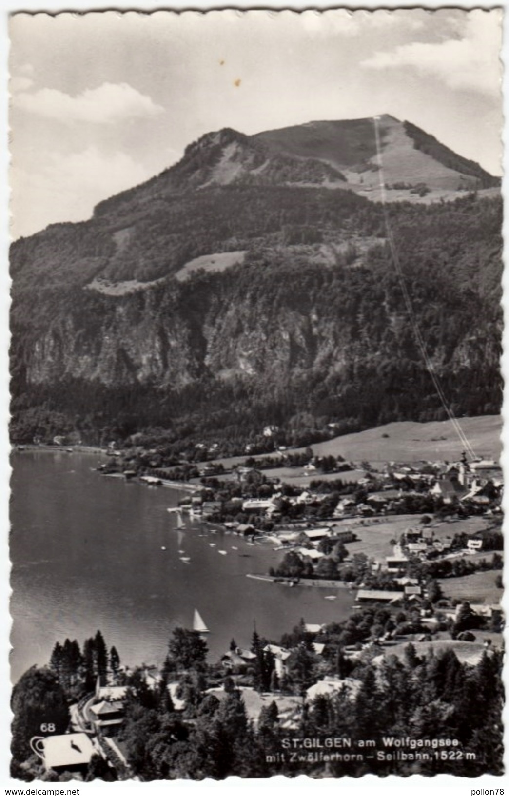 ST. GILGEN Am WOLFGANGSEE - Mit ZWOLFERHORN - SEIBAHN - Formato Piccolo - St. Gilgen