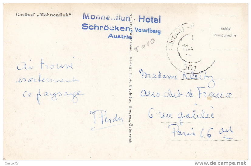 Autriche - Schröcken - Monnenfluh Hotel - Gasthof "Mohnenfluh" - Cachet Hôtel - Schröcken