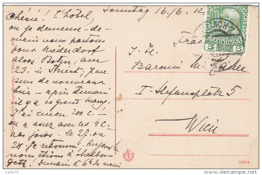 Autriche - Villach - Draukai - Hotel Mosser Dependance - 1912 - Villach