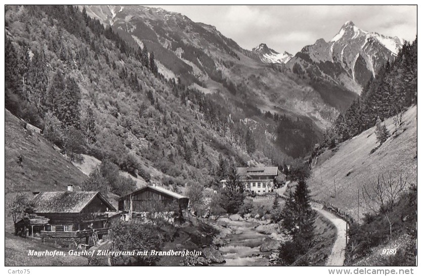 Autriche - Mayrhofen - Gasthof Zillergrund - Postmarked 1963 - Zillertal