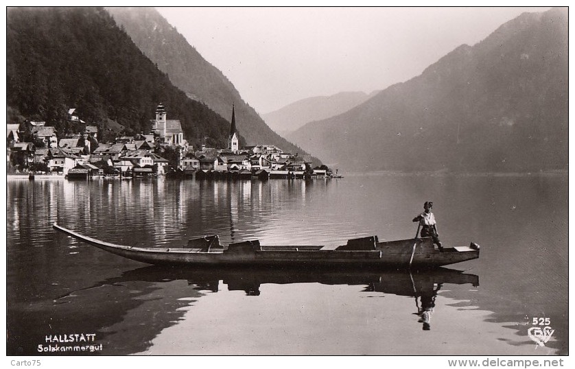 Autriche - Hallstatt Salzkammergut  - Bâteau Barque Pêche - Hallstatt