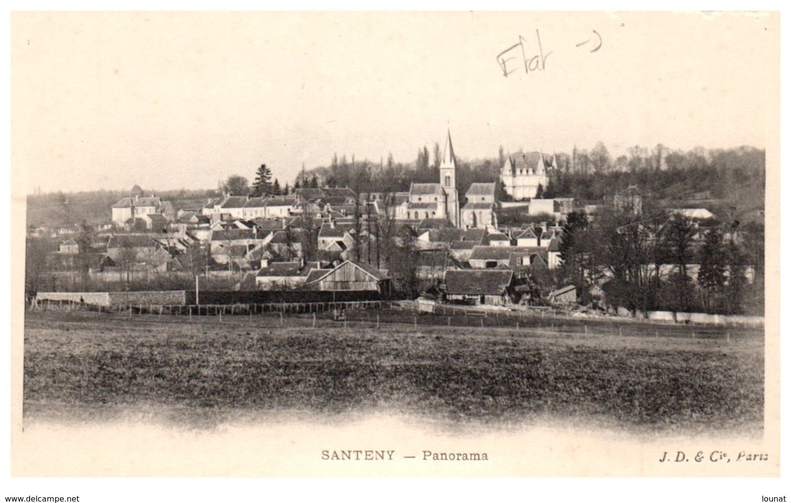 94 SANTENY : Panorama(état :accroc En Haut ) - Santeny