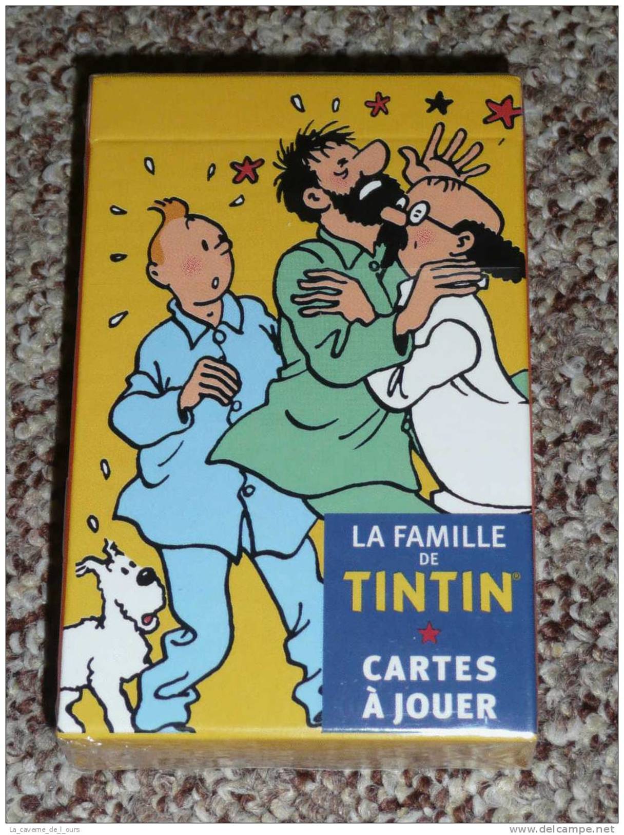 Rare Jeu De Cartes NEUF BD Hergé Tintin, Moulinsart, Haddock Tournesol Milou "La Famille De Tintin" - Autres & Non Classés