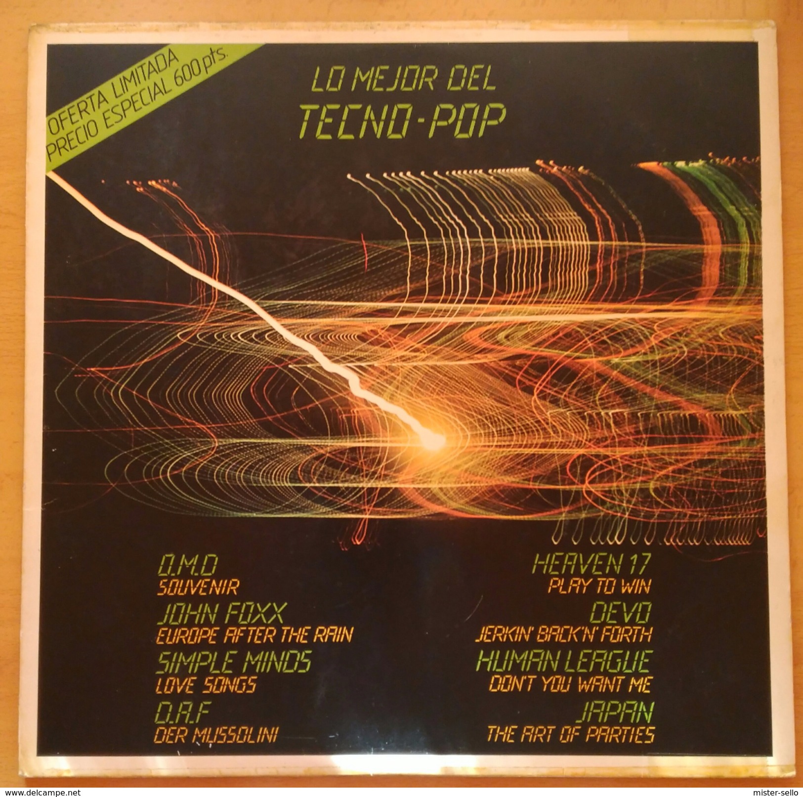 LO MEJOR DEL TECNO POP. L.P. USADO - USED. - Dance, Techno En House