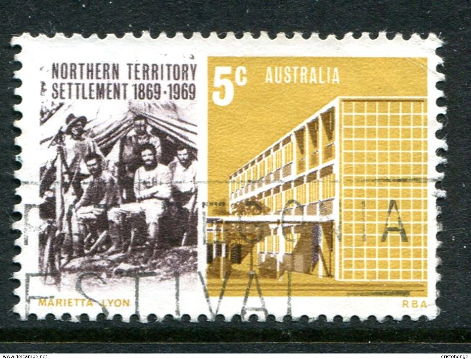 Australia 1969 Centenary Of Northern Territory Settlement Used - Used Stamps