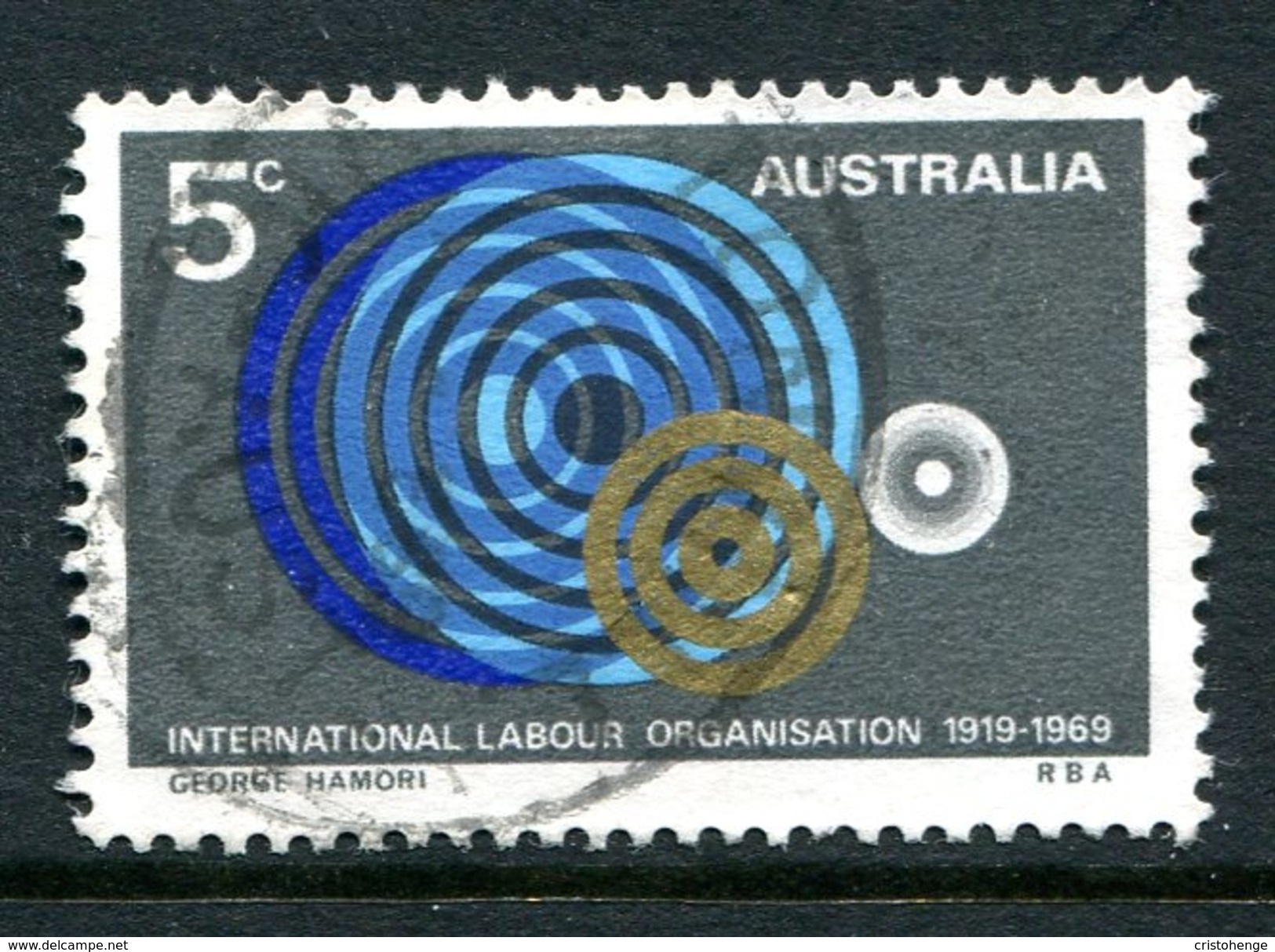 Australia 1969 50th Anniversary Of International Labour Organisation Used - Used Stamps