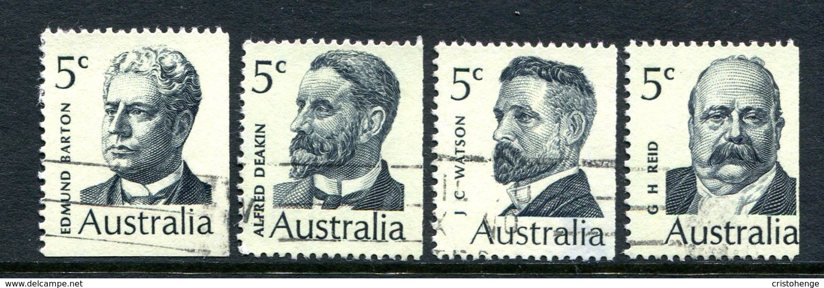 Australia 1969 Famous Australians Set Used - Gebraucht