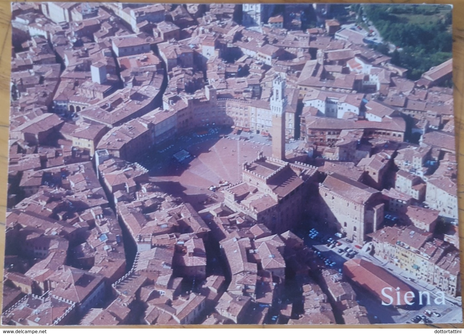 SIENA - VEDUTA AEREA - PIAZZA DEL CAMPO - Siena