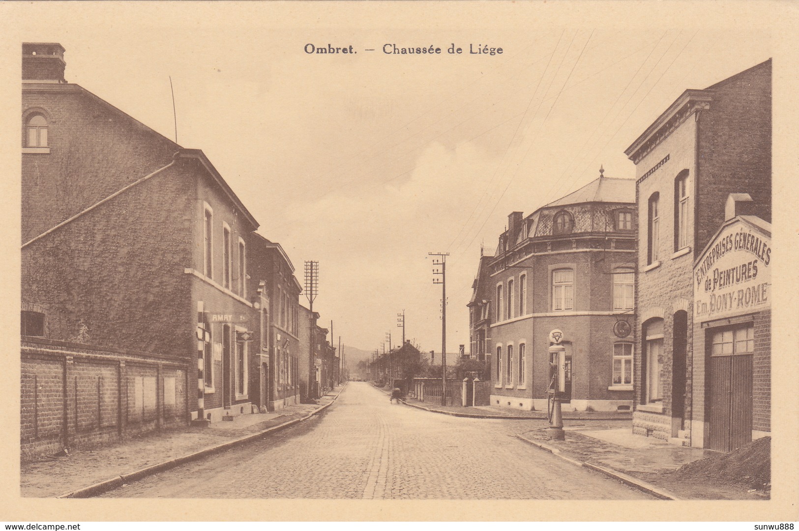 Ombret - Chaussée De Liège (pompe à Essence, Desaix) - Amay