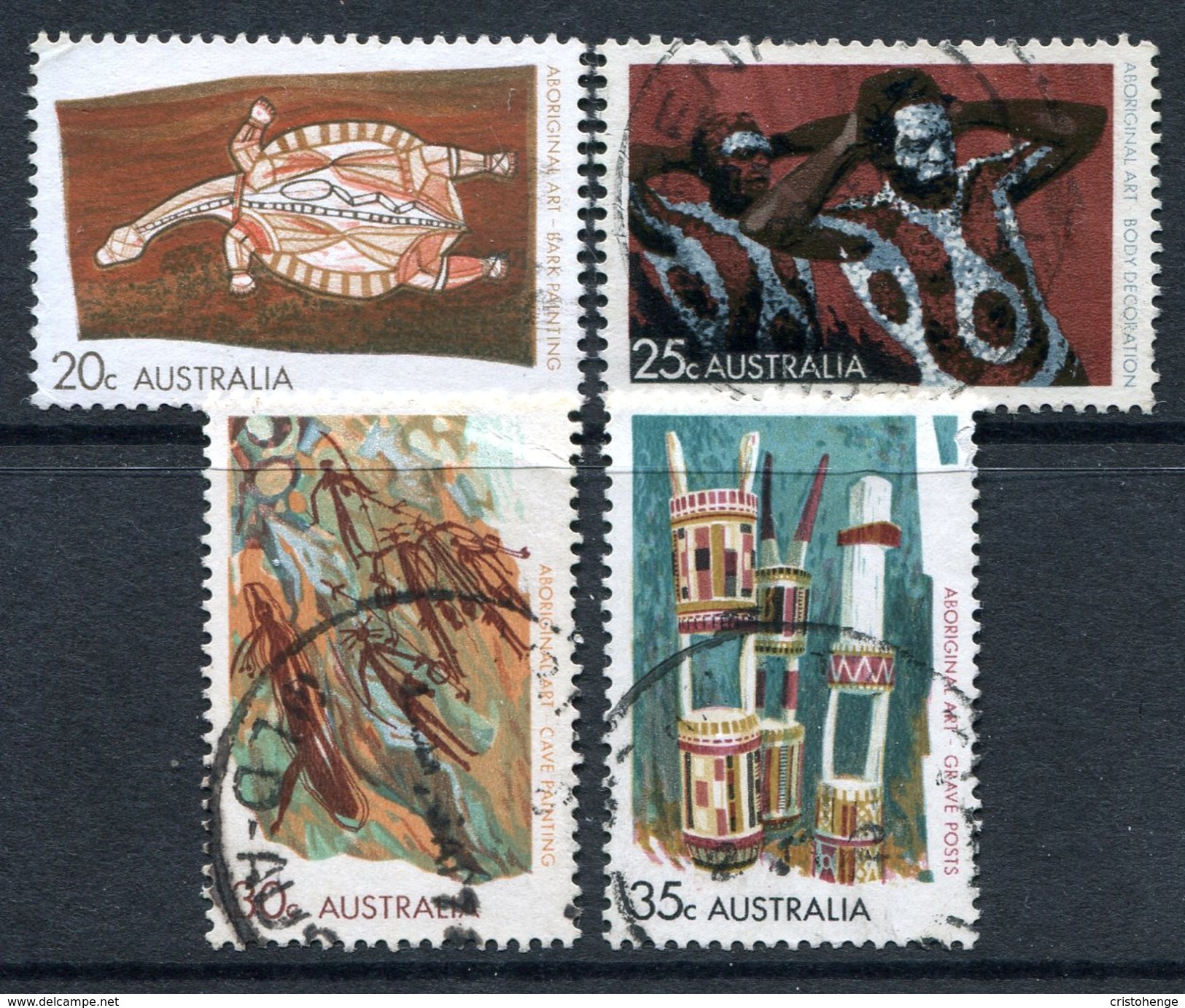 Australia 1971 Aboriginal Art Set Used - Mint Stamps