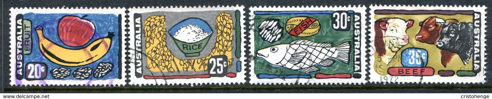 Australia 1972 Primary Industries Set Used - Mint Stamps