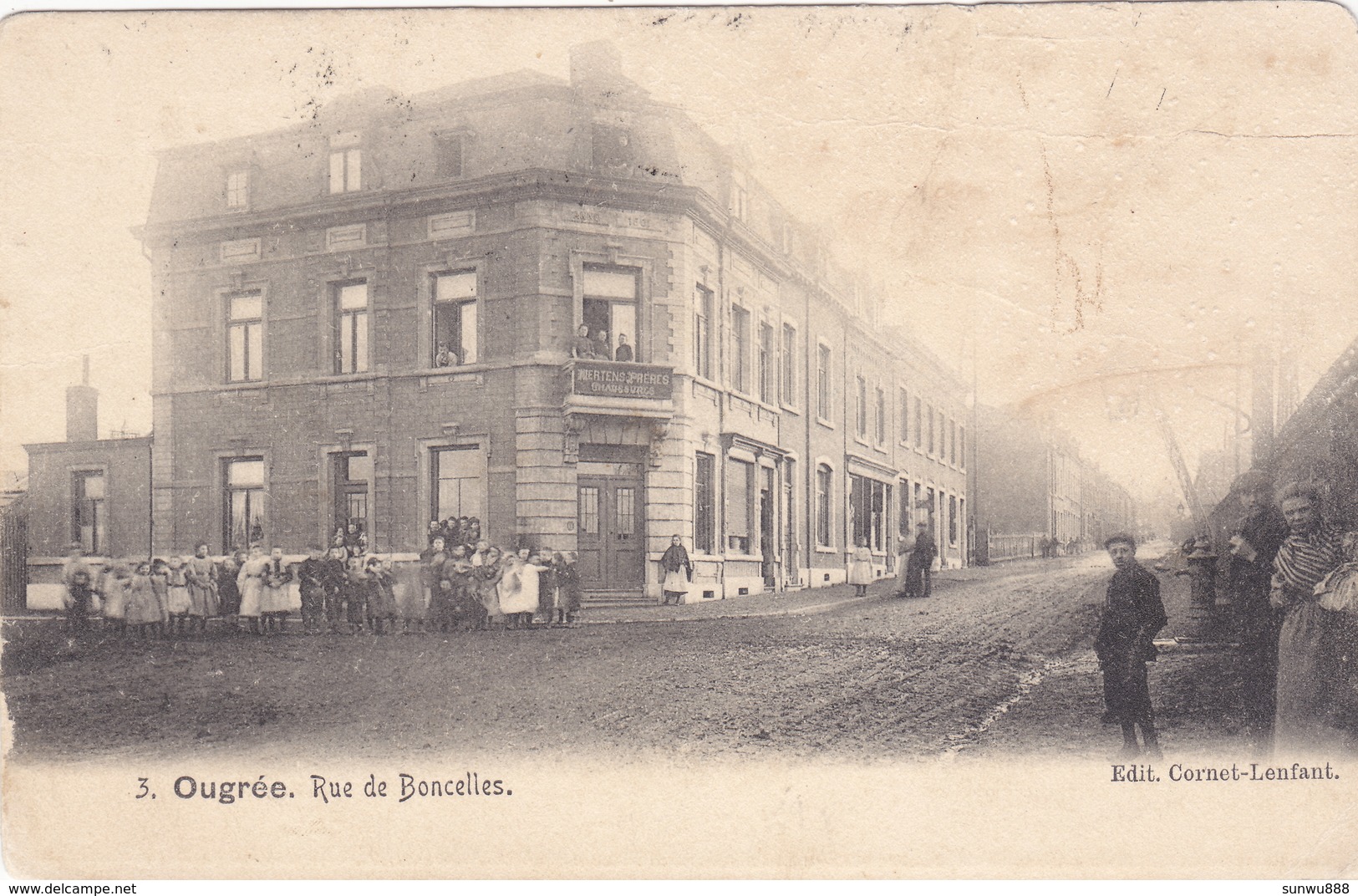 Ougrée - Rue De Boncelles (animée, Rare Mais...état, Adhésif) - Seraing