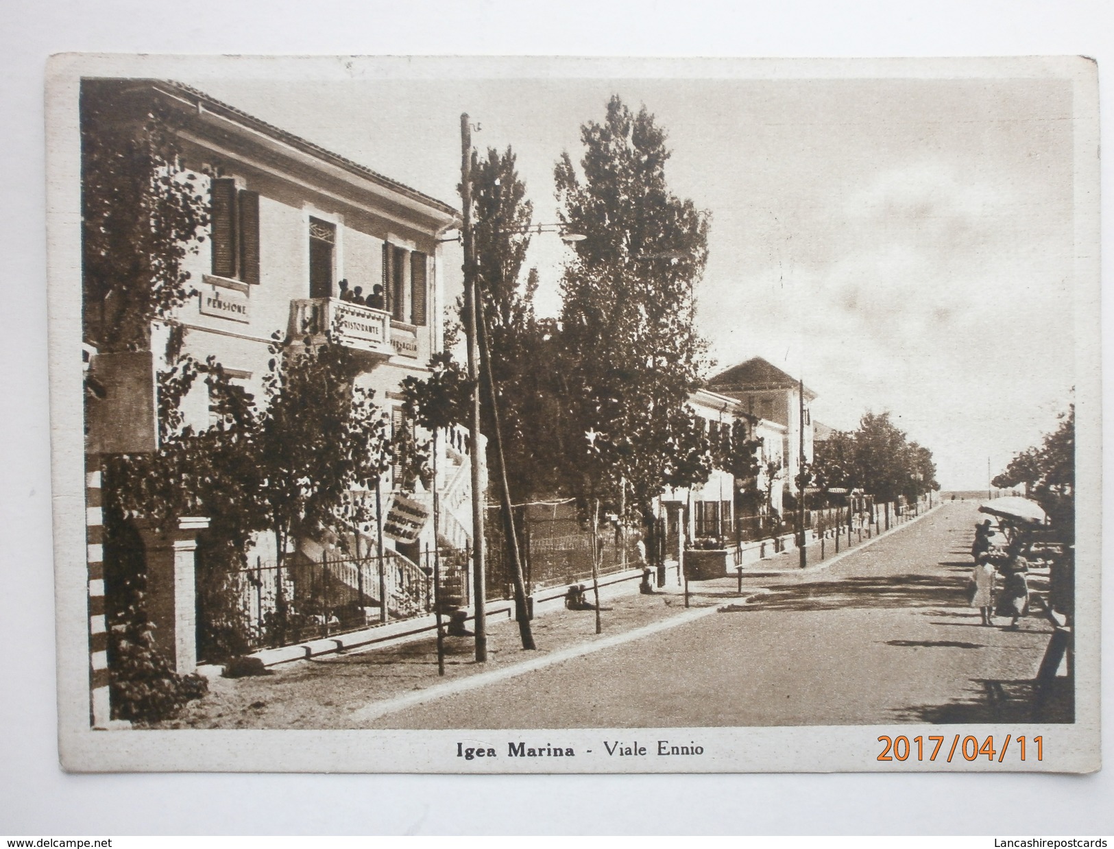 Postcard Igea Marina Viale Ennio Near Rimini My Ref B2963 - Rimini