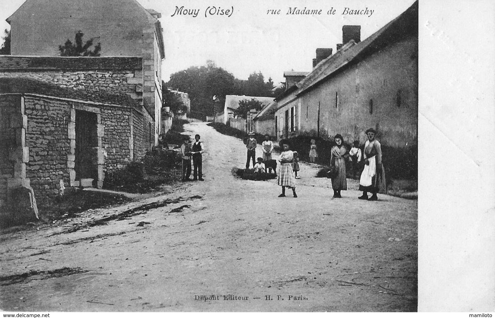 MOUY ( 60 ) RUE MADAME DE BAUCHY - Mouy