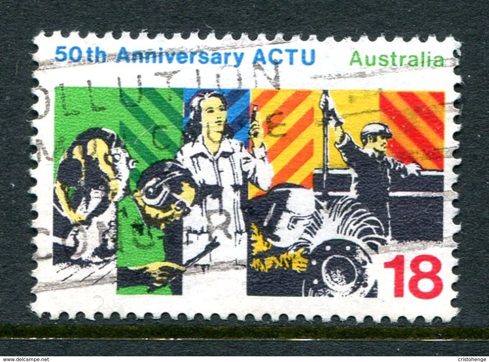 Australia 1977 50th Anniversary Of Australian Council Of Trade Unions Used - Used Stamps