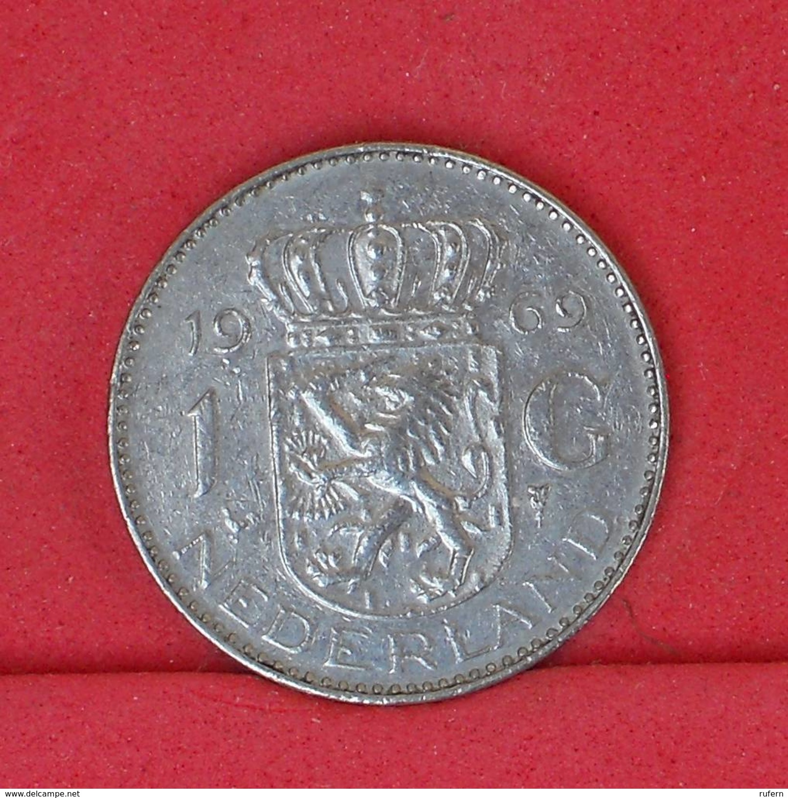 NETHERLAND 1 GULDEN 1969 -    KM# 184a - (Nº18146) - 1948-1980 : Juliana