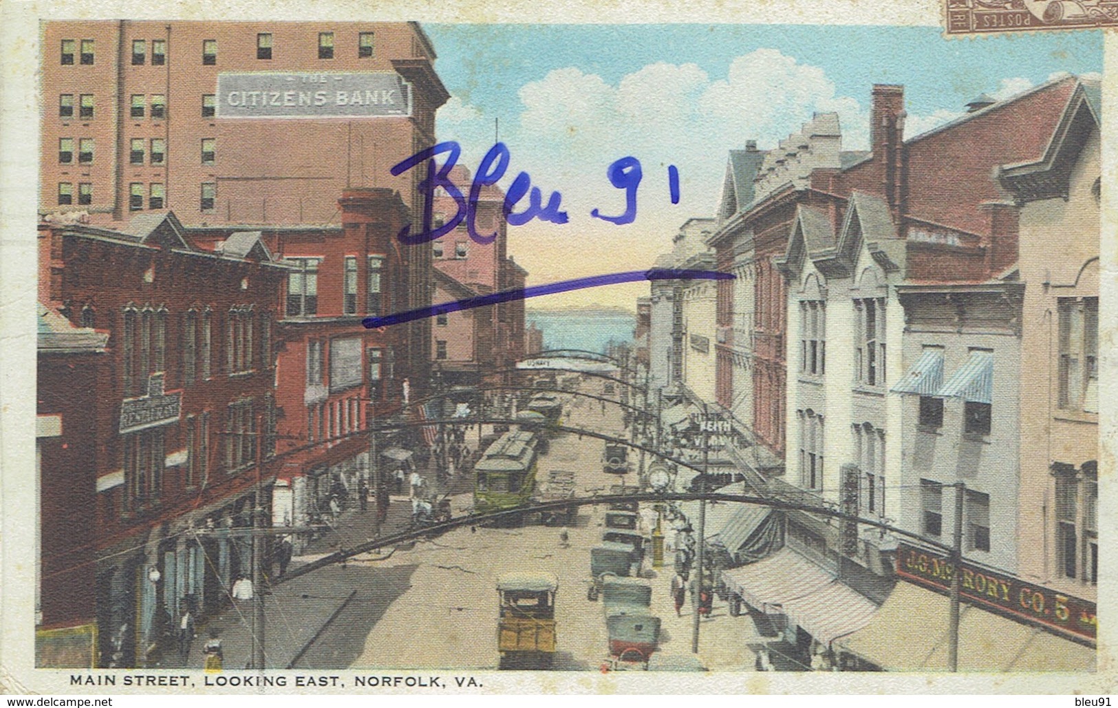 NORFOLK, MAIN STREET 1936 - Norfolk