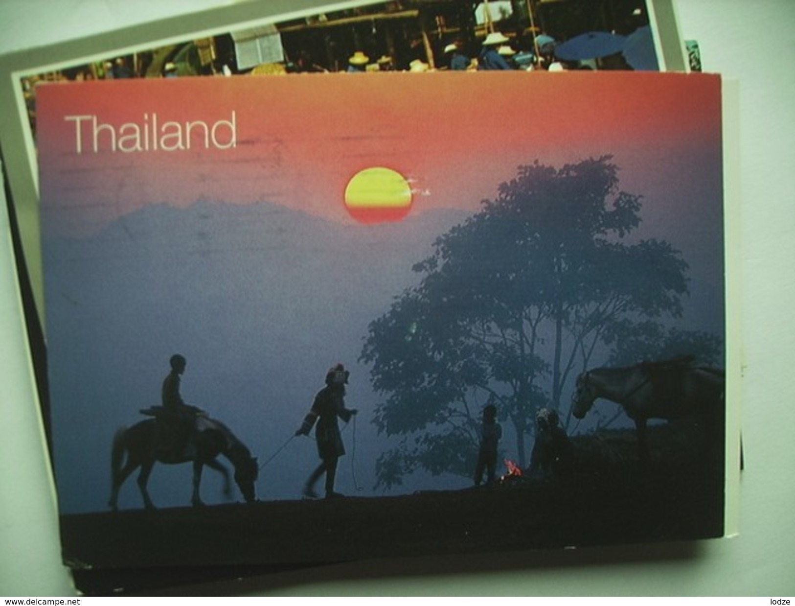 Thailand Homeward At Sunset - Thaïlande