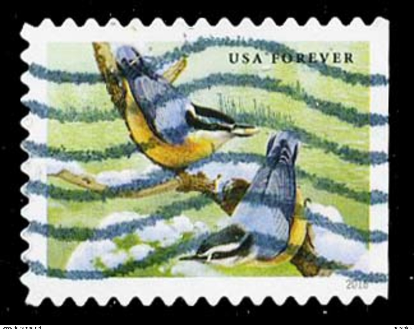 Etats-Unis / United States (Scott No.5129 - Oiseaux Chanteurs / Songbirds In Snow) (o) P3 - Usados