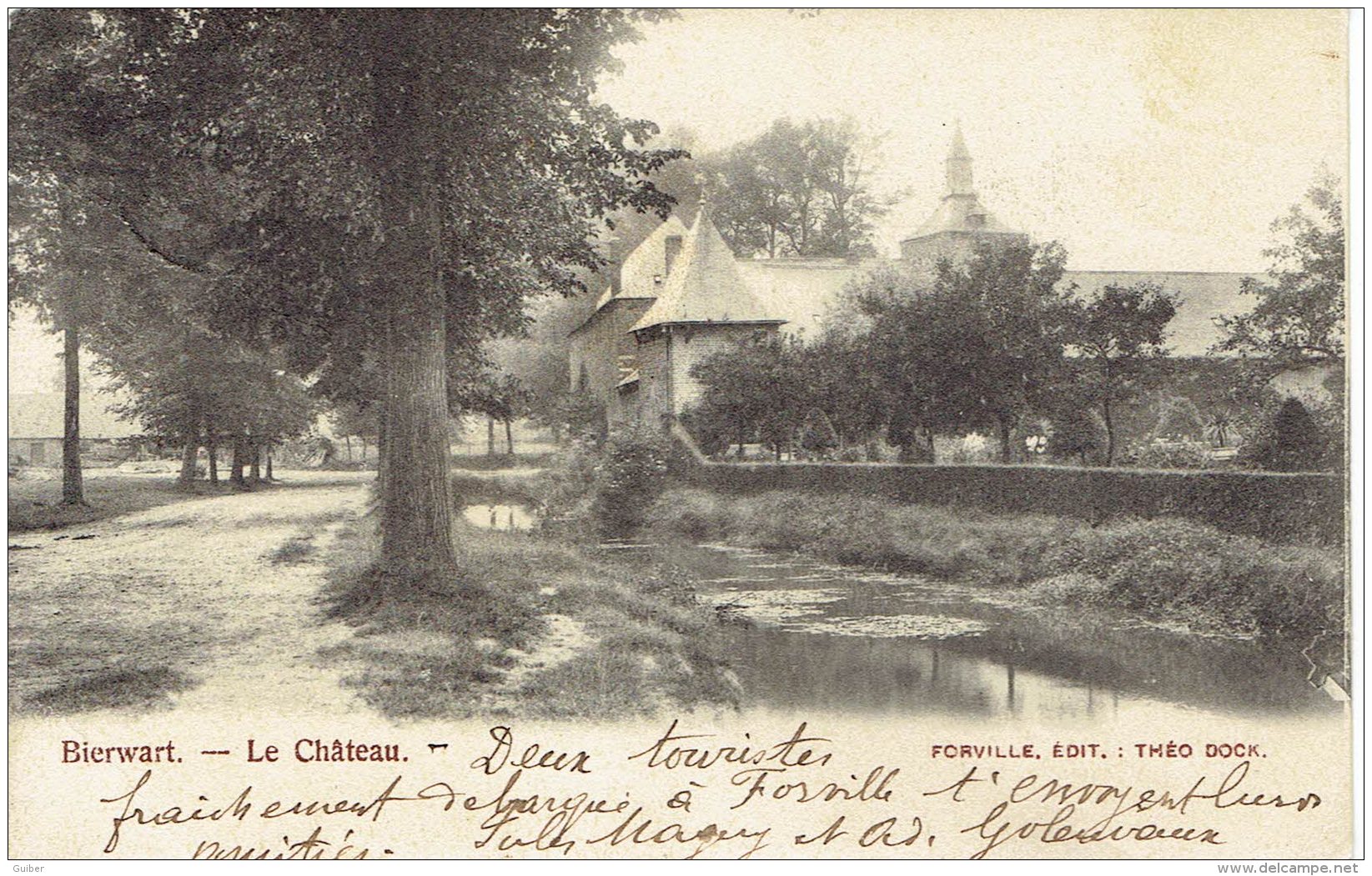 Bierwart Le Chateau  Relais De Forville 1903 - Fernelmont