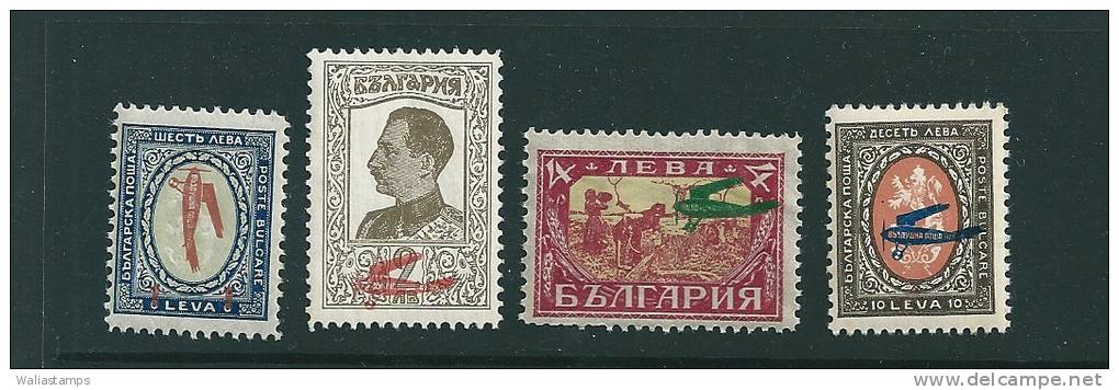 Bulgaria 1927, SG 281-84, MNH - Poste Aérienne