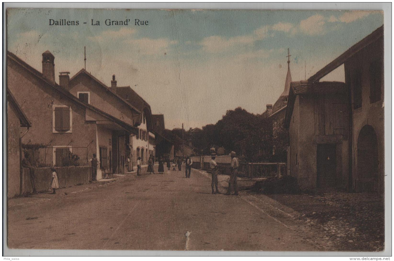 Daillens - La Grand' Rue - Animee - Daillens