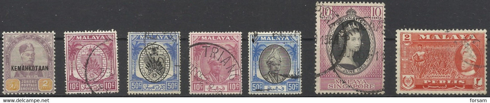 MALAYA...Mix.lot...used. - Other & Unclassified