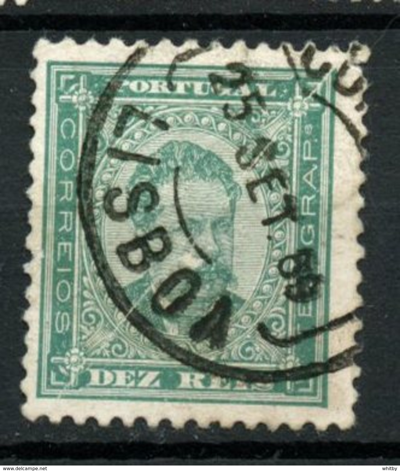 Portugal 1884 10r King Luiz Issue #59 - Used Stamps