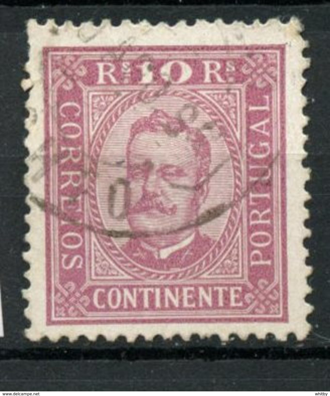 Portugal 1892 10r King Carlos  Issue #68 - Used Stamps