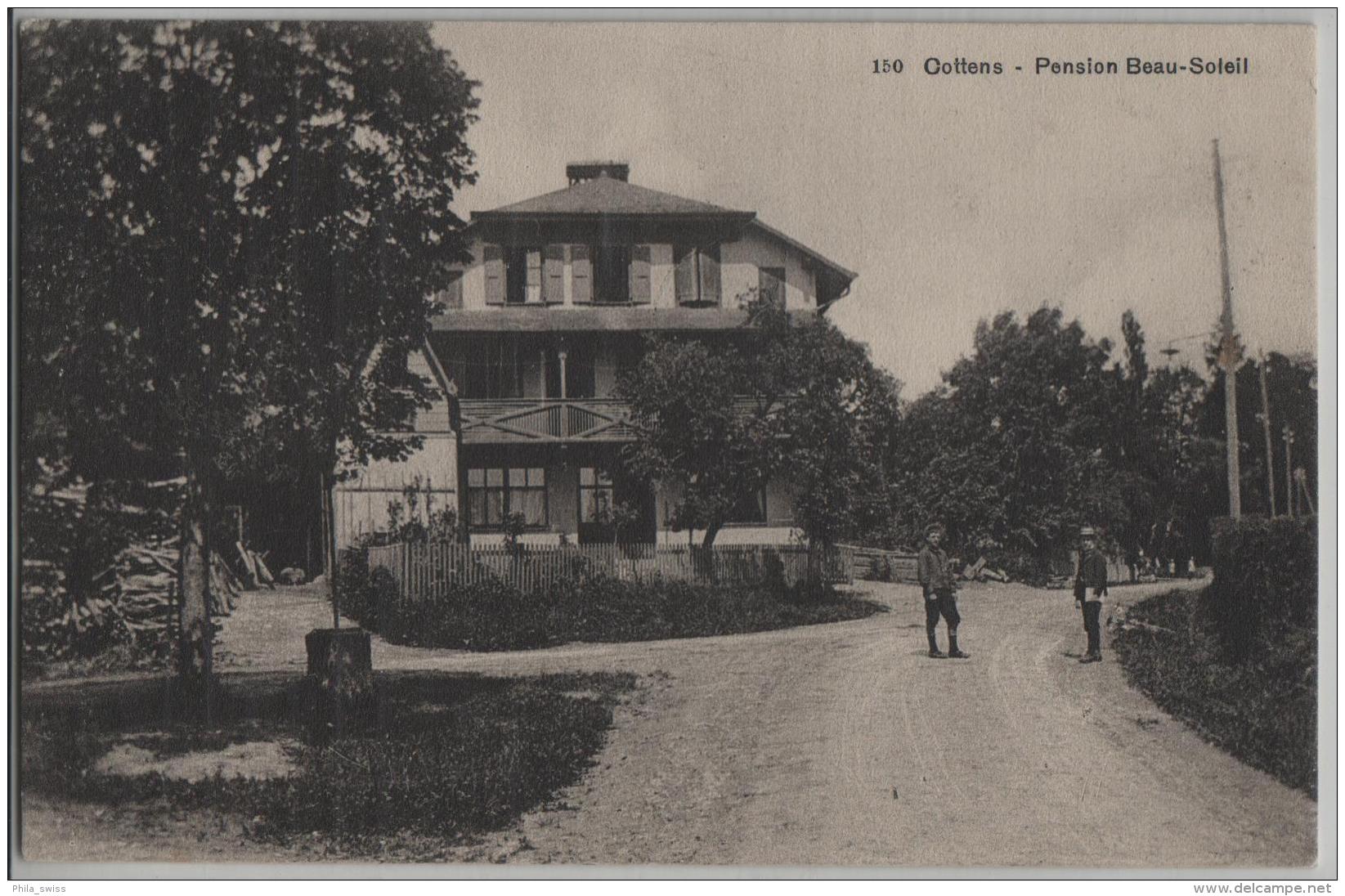 Cottens - Pension Beau-Soleil - Animee - Photo: E. Staub - Cottens